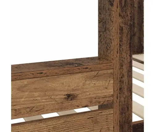 Divguļamā Gulta Bērniem Vecs Koks 100 X 200 Cm Vidaxl