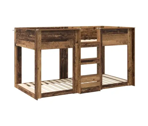 Divguļamā Gulta Bērniem Vecs Koks 100 X 200 Cm Vidaxl