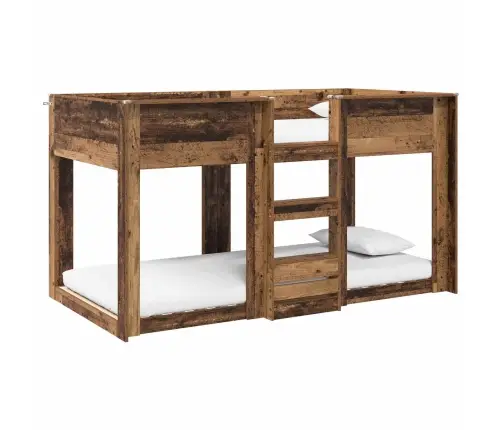 Divguļamā Gulta Bērniem Vecs Koks 100 X 200 Cm Vidaxl