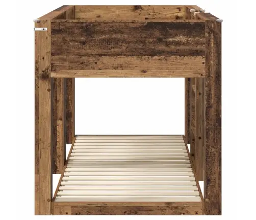 Divguļamā Gulta Bērniem Vecs Koks 100 X 200 Cm Vidaxl