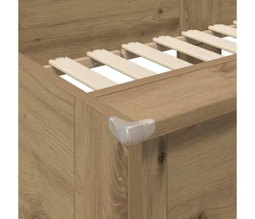 Divguļamā Gulta Bērniem Artisānā Ozols 100 X 200 Cm Vidaxl