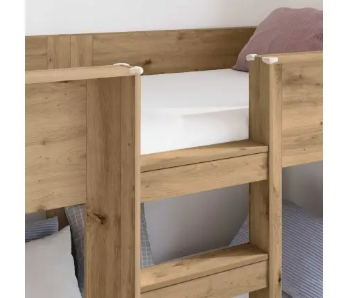 Divguļamā Gulta Bērniem Artisānā Ozols 100 X 200 Cm Vidaxl