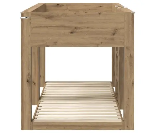 Divguļamā Gulta Bērniem Artisānā Ozols 100 X 200 Cm Vidaxl