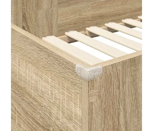 Narivoodi Raam Lauaga Sonoma Tamm 80 X 200 Cm Tehispuit