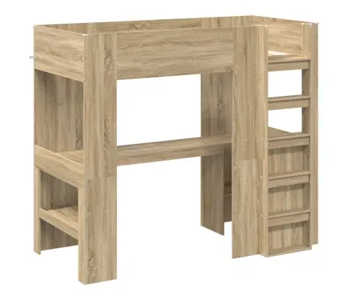 Narivoodi Raam Lauaga Sonoma Tamm 80 X 200 Cm Tehispuit