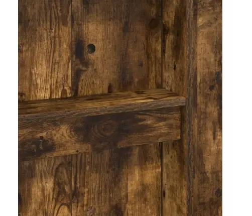 Narivoodi Raam Lauaga Suitsetatud Tamm 80 X 200 Cm Tehispuit