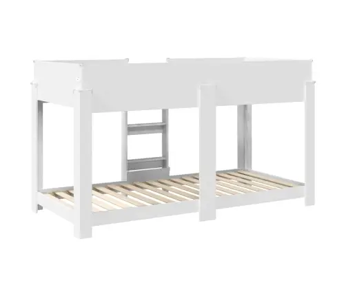 Kiipevoodi Lastele Valge 100 X 200 Cm Tehispuit