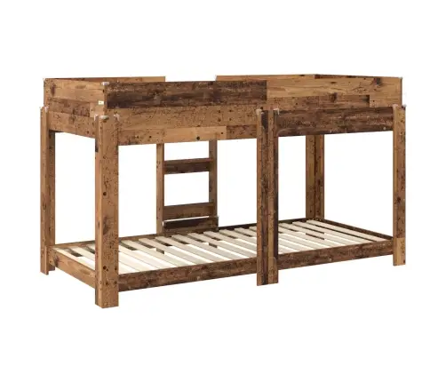 Divguļamā Gulta Bērniem Ar Matraci Vecs Koks 100 X 200 Cm Vidaxl