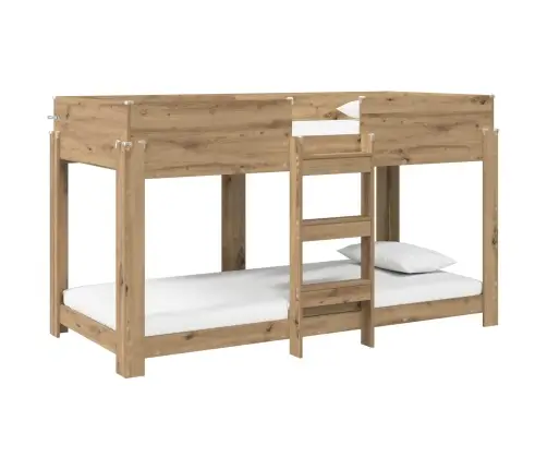 Vaikų Dvigulė Lova Amatininkų Ąžuolas 100 X 200 Cm