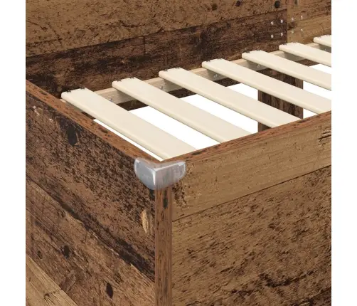 Divguļamā Gulta Bērniem Vecs Koks 90 X 200 Cm Inženierijas Koks Vidaxl