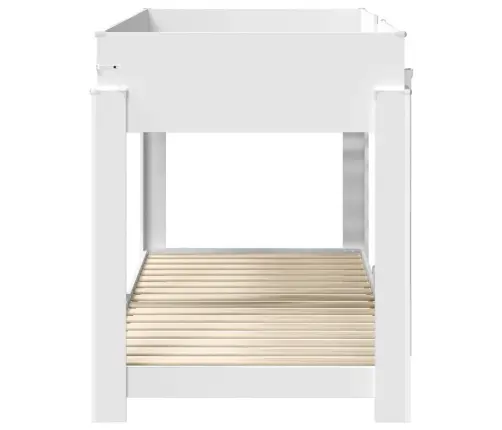 Kiipevoodi Lastele Valge 100 X 190 Cm Tehispuit