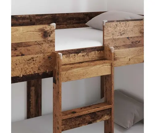 Divguļamā Gulta Bērniem Vecs Koks 90 X 160 Cm Inženierijas Koks Vidaxl