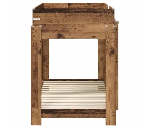 Divguļamā Gulta Bērniem Vecs Koks 90 X 160 Cm Inženierijas Koks Vidaxl