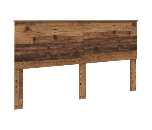 Voodi Raam Peaga Vana Puit 200 X 200 Cm Tahke Mänd