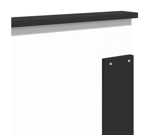 Gultas Rāmis Ar Atvilktni Melna 140 X 190 Cm Ciets Priedes Koks Vidaxl