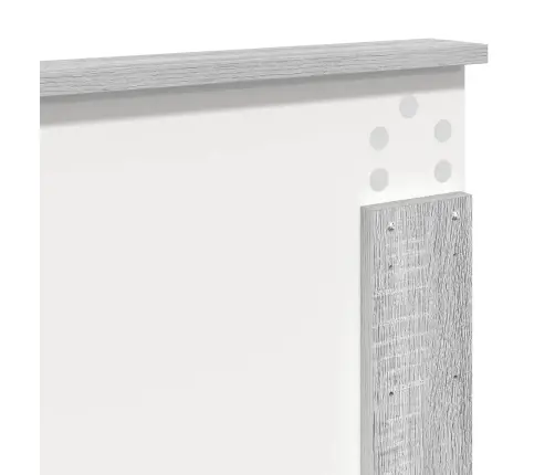 Gultas Rāmis Pelēks Sonoma 140 X 190 Cm Ciets Priedes Koks Vidaxl