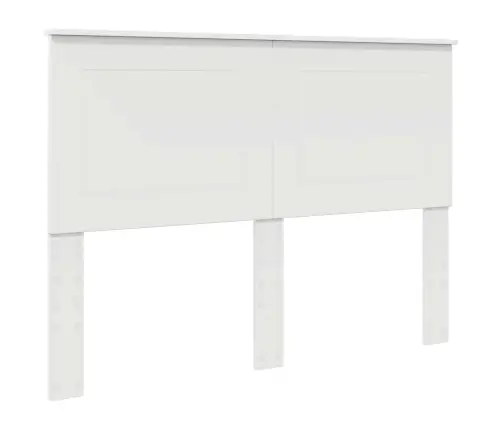Gultas Rāmis Balts 140 X 200 Cm Ciets Priedes Koks Vidaxl