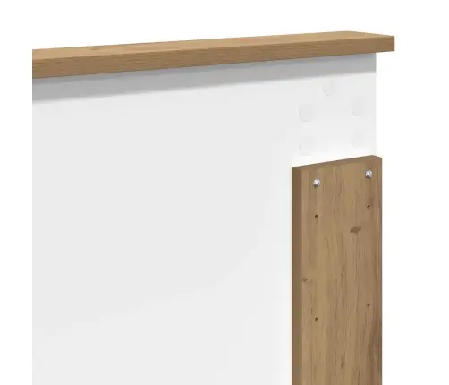 Gultas Rāmis Mākslīgā Ozola 120 X 190 Cm Ciets Priedes Koks Vidaxl