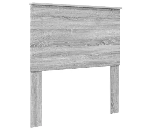 Gultas Rāmis Pelēks Sonoma 90 X 190 Cm Ciets Priedes Koks Vidaxl