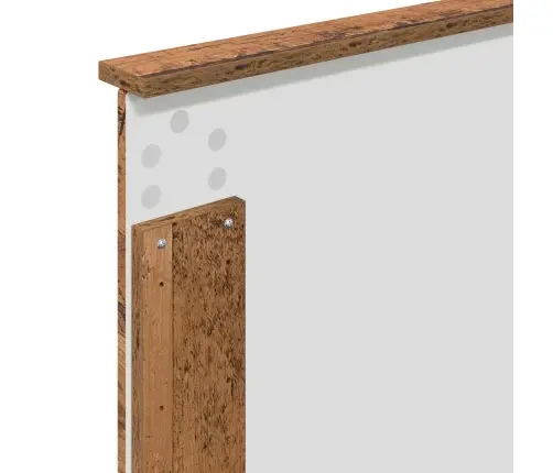 Voodi Raam Peaga Vana Puit 90 X 200 Cm Tahke Mänd