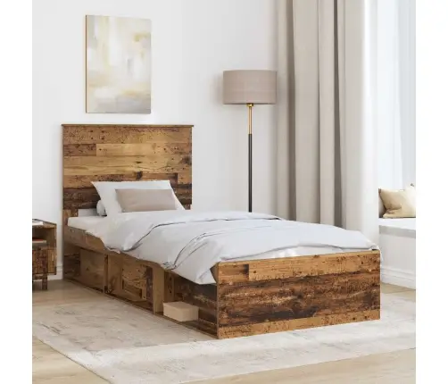 Lovos Rėmas Senas Medis 75 X 190 Cm Kietos Pušies Mediena