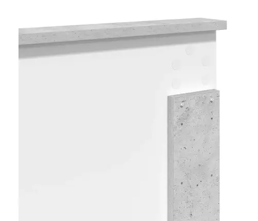 Gultas Rāmis Betona Pelēks 120 X 200 Cm Inženieru Koks Vidaxl