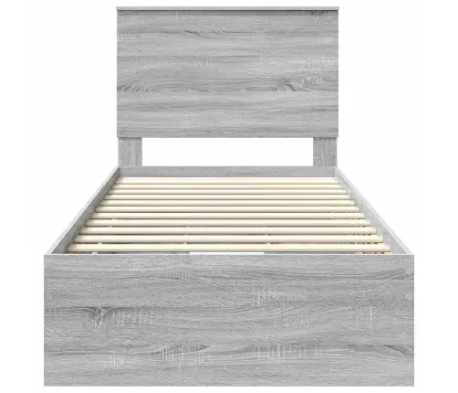 Voodi Raam Sahtliga Peaga Hall Sonoma 75 X 190 Cm Inseneripuit