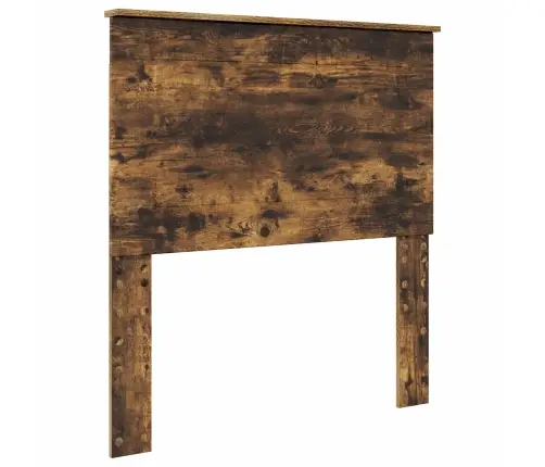 Gultas Rāmis Dūmaka Ozols 75 X 190 Cm Inženierijas Koks Vidaxl