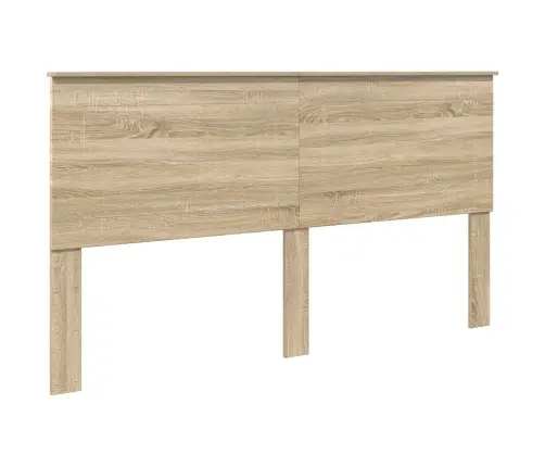 Gultas Rāmis Sonoma Ozols 200 X 200 Cm Inženierijas Koks Vidaxl