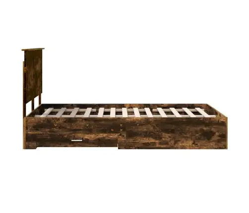 Lovos Rėmas Rūkyta Ąžuolas 120 X 200 Cm Apdirbta Mediena