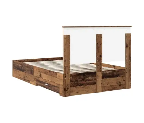 Lovos Rėmas Senas Medis 120 X 200 Cm Apdirbta Mediena