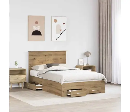 Lovos Rėmas Amatininkų Ąžuolas 120 X 200 Cm Apdirbta Mediena