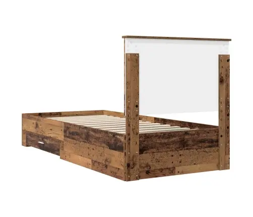 Lovos Rėmas Senas Medis 100 X 200 Cm Apdirbta Mediena