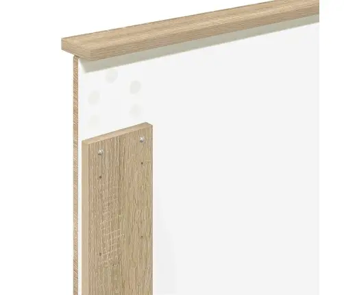 Gultas Rāmis Sonoma Ozols 90 X 200 Cm Inženierijas Koks Vidaxl