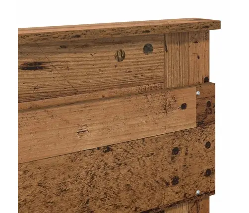 Gultas Rāmis Vecs Koks 150 X 200 Cm Ciets Priedes Koks Vidaxl