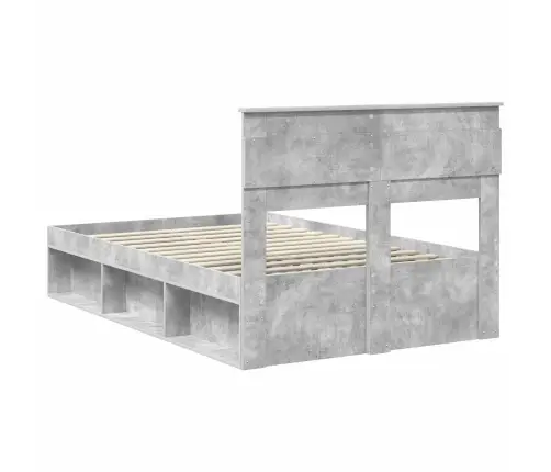 Lovos Rėmas Betoninė 120 X 190 Cm Kietos Pušies Mediena