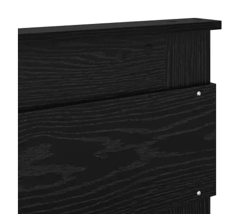 Gultas Rāmis Ar Matraci Melna 120 X 200 Cm Ciets Priedes Koks Vidaxl