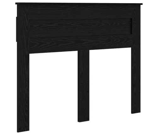 Gultas Rāmis Ar Matraci Melna 120 X 200 Cm Ciets Priedes Koks Vidaxl