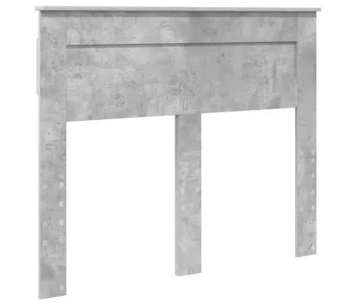 Gultas Rāmis Betona Pelēks 135 X 190 Cm Inženieru Koks Vidaxl