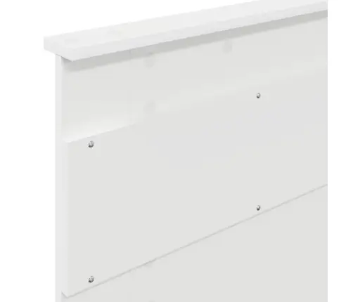 Gultas Rāmis Ar Atvilktni Balts 100 X 200 Cm Inženieru Koks Vidaxl