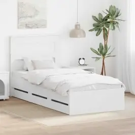 Gultas Rāmis Ar Atvilktni Balts 100 X 200 Cm Inženieru Koks Vidaxl Gultas Rāmis Ar Atvilktni Balts 100 X 200 Cm Inženieru Koks Vidaxl