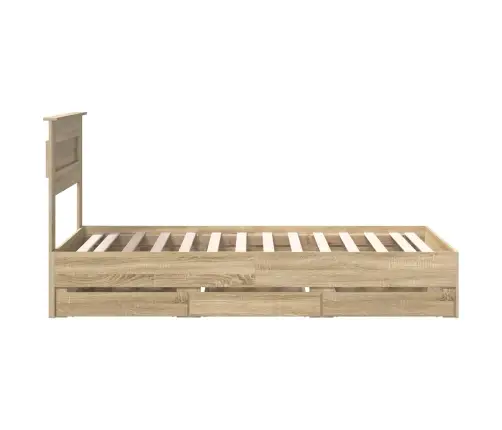 Lovos Rėmas Sonoma Ąžuolas 90 X 200 Cm Inžinerinė Mediena