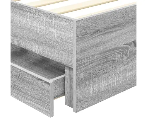 Voodi Raam Sahtliga Peaga Hall Sonoma 75 X 190 Cm Inseneripuit