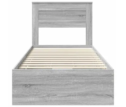 Voodi Raam Sahtliga Peaga Hall Sonoma 75 X 190 Cm Inseneripuit