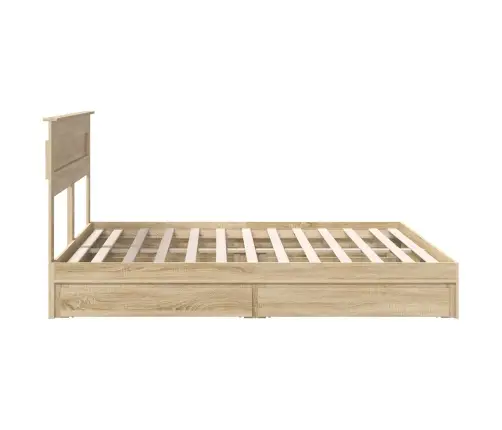 Saugos Lova Sonoma Ąžuolas 180 X 200 Cm Apdirbta Mediena