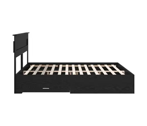 Voodi Raam Sahtliga Peaga Ladustamisega Tehispuit