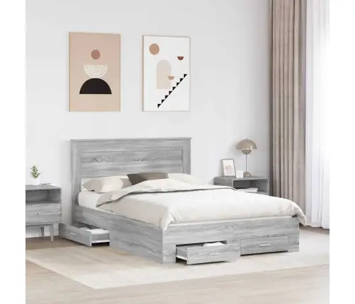 Lovos Rėmas Su Stalčių Su Galvūgalio Apdirbta Mediena