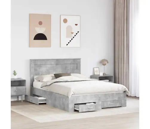 Gultas Rāmis Ar Atvilktni Ar Galvas Klāju Inženierijas Koks Vidaxl