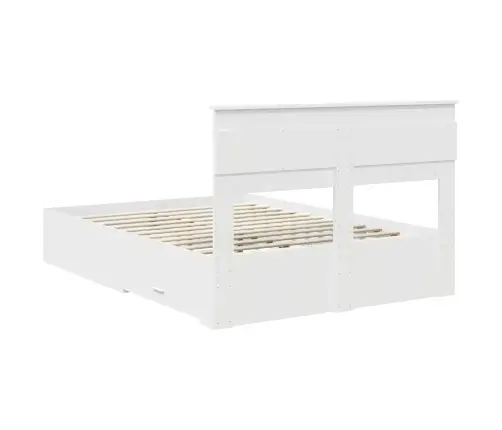 Gultas Rāmis Ar Atvilktni Ar Galvas Klāju Inženierijas Koks Vidaxl