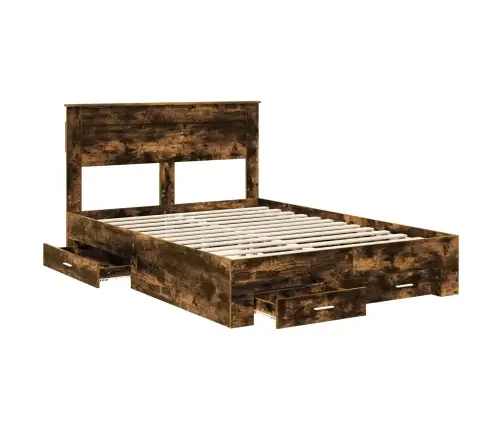 Lovos Rėmas Su Stalčių Su Galvūgalio Apdirbta Mediena